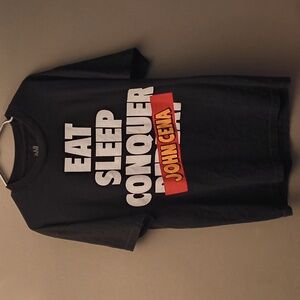 Vintage WWE Brock Lesnar - Eat Sleep Conquer John Cena Paul Heyman Beast  Shirt